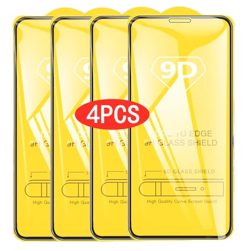 2/4PCS 9D Screen Protector Tempered Glass for IPhone 14 Plus