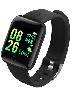 116plus Smart Bracelet Watch Bluetooth Pedometer Heart Rate