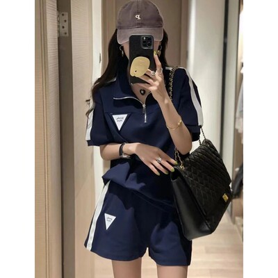 Casual Shorts Tracksuit Womens Suit Summer 2024 New Fashion