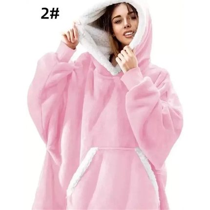 Winter Hoodies Sweatshirt Women Men Pullover Fleece Giant TV