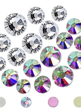 Promotion! Clear AB Non hot fix Rhinestones ss16 ss20 flat b