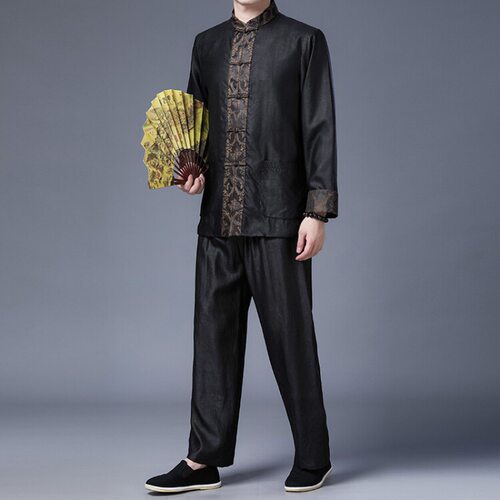 Xiangyun Sha Suit Tang Suit Silk Mulberry Silk