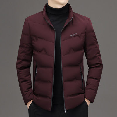 2024 Men's Short Down Jacket, Light And Thickened Jacket, Ca