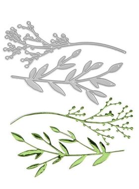 2pcs/set  Branches DIY Metal Cutting Dies Scrapbooking Album