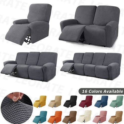 Knitted Recliner Sofa vers Lazy Boy Elastic Sofa Protector R