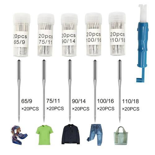 100PCS Universal Stainless Steel Sewing Machine Needle for S