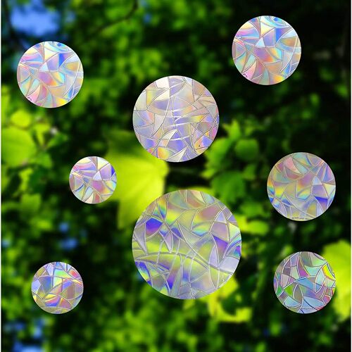 Sun Catcher Wall Stickers Rainbow Window Mirror Sticker Bedr