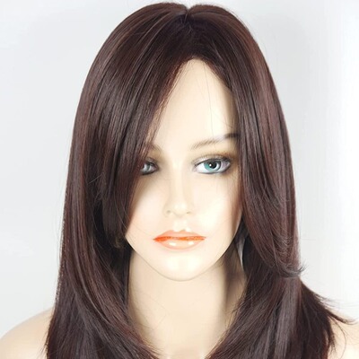 Ladies Wig Micro-coil Oblique Points In Long Curly Hair Butt