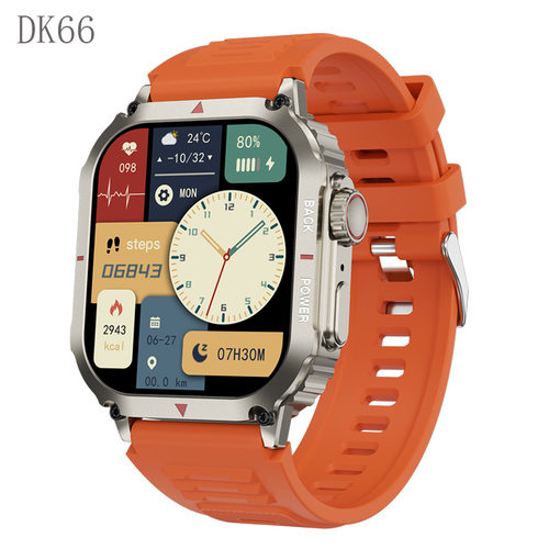 Dk66 Bluetooth Call Smart Watch Heart Rate Blood Pressure Bl