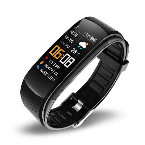 C5S Smart Bracelet IP67 Support Heart Rate Blood Pressure Bl