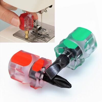 1Pcs Mini Small Portable Radish Head Screw Driver Transparen
