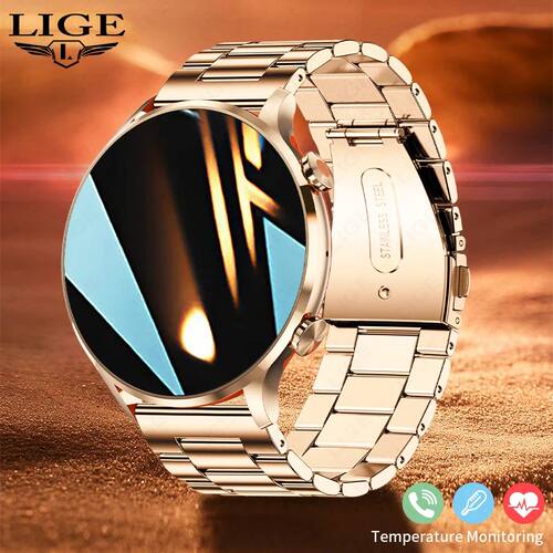 LIGE Smart Watch Women Men Custom Watch Face Bluetooth Conne