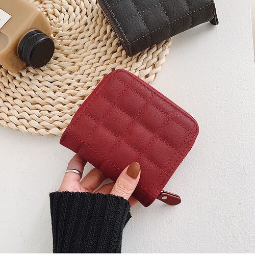 Factory Direct Sales Mini Wallet, Women's Bag Short Zipper S