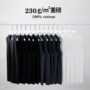 Men's Outer Wear American Heavyweight Cotton Vest Sleeveless