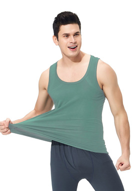 Men's Lanzing Cotton Youth Fitness Hurdle Singlet With Extra