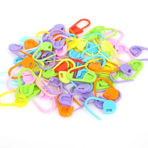 100 Pcs/Pack Mini Knitting Crochet Locking Stitch Markers Ca