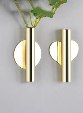 Wall Mount Flower Vase Tube Decorative Vases Modern Nordic S