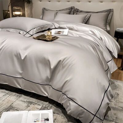 Embroidery Bedding Sets Egyptian Cotton Bed Sheet Set Luxury