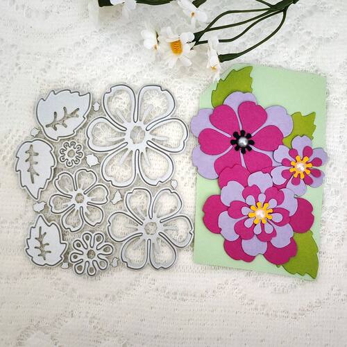 Butterfly Puppy Dog Bouquet Of Flowers Cloud Birds Metal Cut