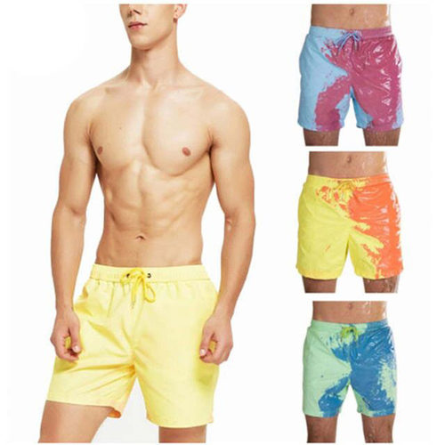 E-commerce Water-changing Swimming Trunks And Beach Trunks F