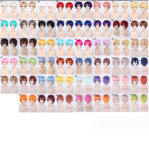 Zhu Shengda s Boy Reverse Curly Short Hair lor Universal Men