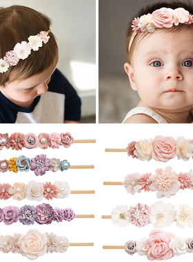 Baby Girl Headband Cute Baby Elastic Hair Band Newborn  Head