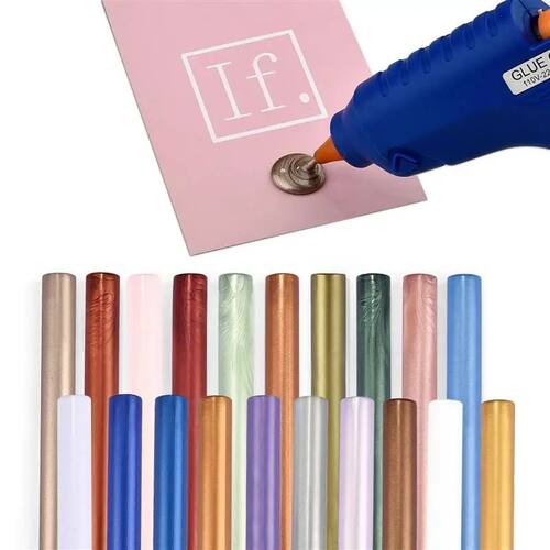 13cm Long 5pc DIY Seal Wax Sticks For Melting Glue Gun Seali
