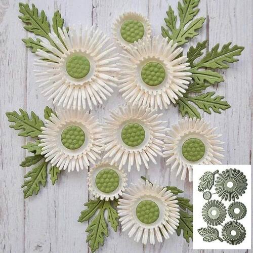 3D Flower Diy Cutting Dies Card Making Stencil Scrapbooking