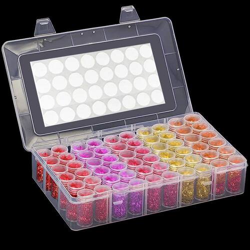 24/30/60 Bottles 5D Diamond Painting Tools Storage Box Diamo