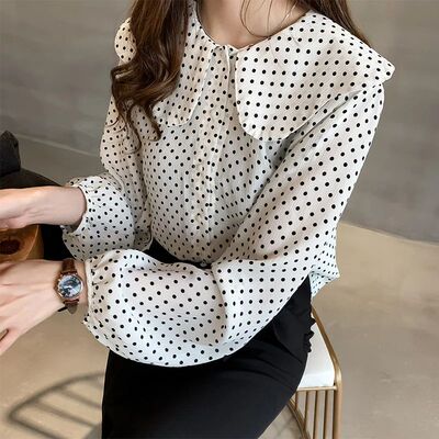 New Women's Shirt Clothes Female Girl Sweet Temperament Pete