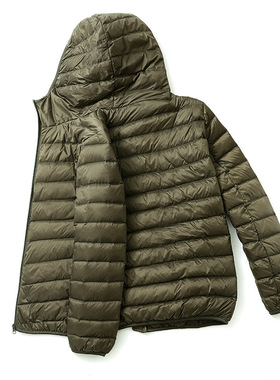 Lightweight Down Jacket Men's Short 2024 Lightweight Large S