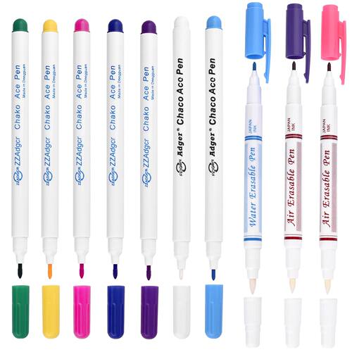 1/3pcs Disappearing Erasable Ink Fabric Marker Pen Cross Sti