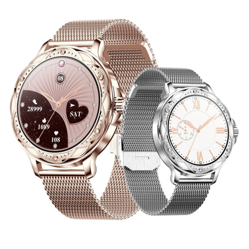 Cf12 Smart Watch Women's Bluetooth Call Heart Rate Blood Pre