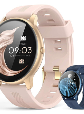 Round Screen Smart Watch Heart Rate Monitoring Pedometer Hea