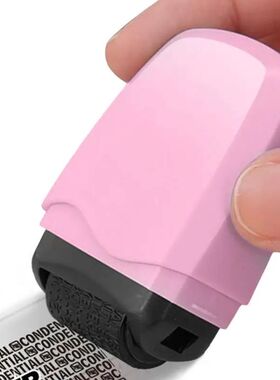Identity Protection Roller Stamps Reusable Ink Address Erase