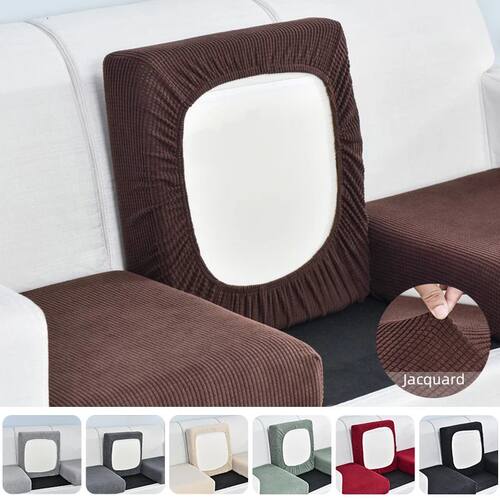 Jacquard Sofa Seat Cushion ver Polar Fleece Elastic Sofa ver