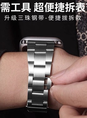 Applicable To  Watch Strap Watch8/7/6 High-grade Metal Elect