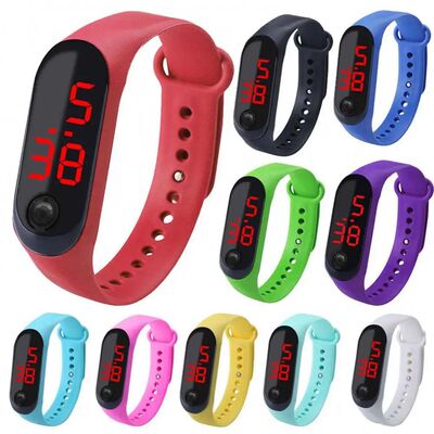 LED Screen Digital Watch Fitness Sports Electronic Digital W
