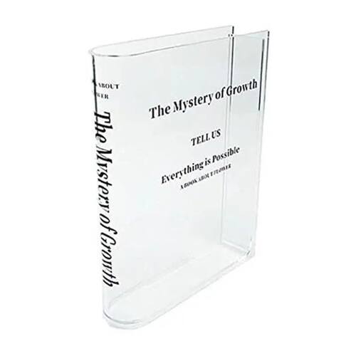 Creative Book Flower Vase  Acrylic Flower Vase Plant Vases D