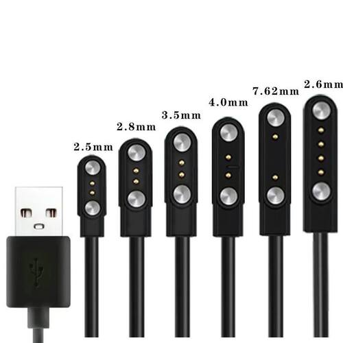 2 pins 4pins Smartwatch Dock Charger Adapter USB Charging Ca