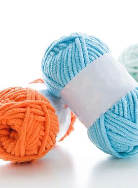 1pc 50g Thick Velvet Yarn Handmade DIY Knitting Yarn Line Sc