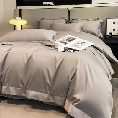 1000TC Egyptian Cotton Premium Solid Color Bedding Set Ultra