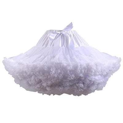 4 Colors Women Lolita Cosplay Petticoat A-Line Puffy Tutu Sk