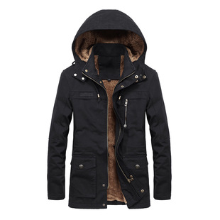 Direct Selling Men's Velvet Washed Casual Jacket Men's Mid-l