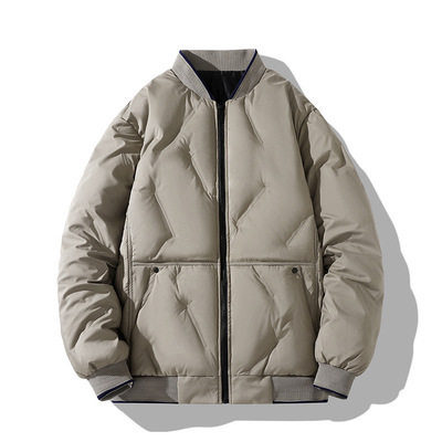 Wholesale Baseball Collar Cotton-padded Jackets For Men, Cot