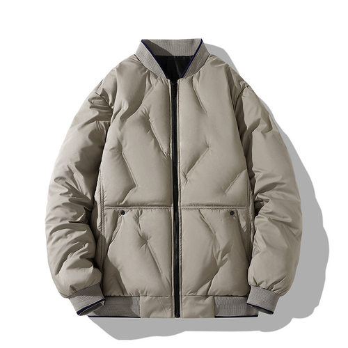 Wholesale Baseball Collar Cotton-padded Jackets For Men, Cot