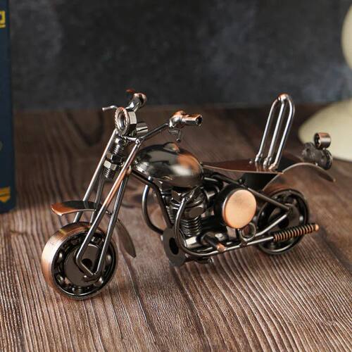 Retro Iron Art Motorcycle Model Ornaments Art Nostalgia Coll