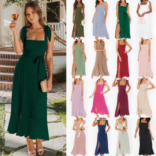 Hot Selling Elegant Fashion Women's Elegant mmuter Split Dre