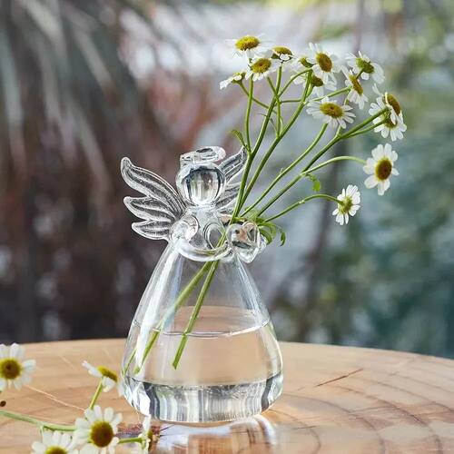 Transparent Angel Hydroponic Vase Home Decor Nordic Simple L