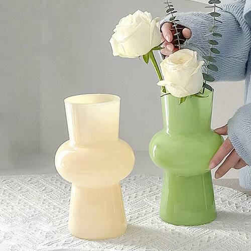 Glass Flower Vase Decoration Home Modern Decorative Vases Hy